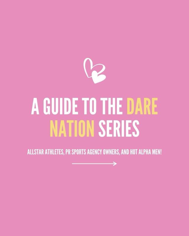 Your Ultimate Guide to the DARE NATION Series! 🔥⁣
⁣
Swipe through to meet the Dare siblings and the unforgettable romances that blend sports, scandal, and serious heat!⁣
⁣
Which Dare are you diving into first? Or have you already devoured them all? 😉👇⁣
#DareNation #CarlyPhillips #RomanceAddict #SportsRomance #BookBoyfriend