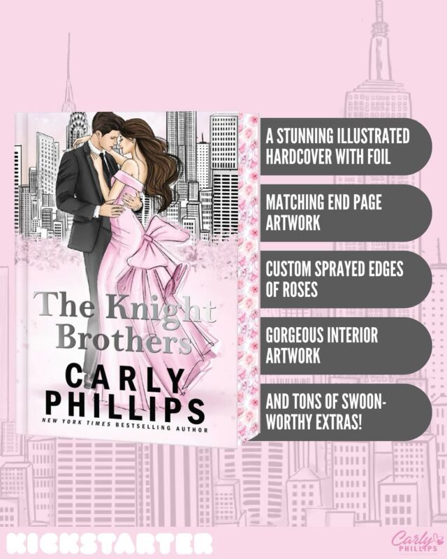 The Knight Brothers: Sexy Alpha Billionaires is coming to Kickstarter!
This all-new omnibus is packed with exclusive goodies:
💖 A stunning illustrated hardcover with foil
💖 Custom sprayed edges
💖 Gorgeous interior artwork
💖 And tons of swoon-worthy extras!
Be sure to follow the campaign 👉link in bio
#RomanceReaders #BookTok #IndieAuthor #KickstarterCampaign